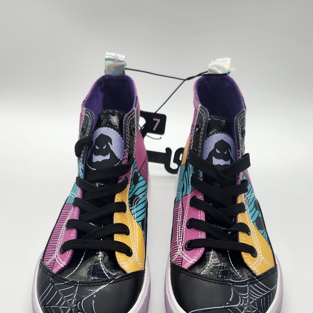 The Nightmare Before Christmas Colorful Womens High-Top Sneakers